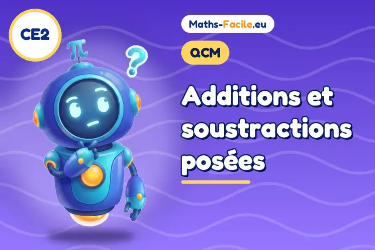 QCM de maths CE2 : QCM de maths CE2