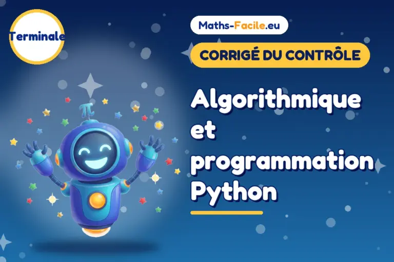 Corrigé du contrôle de maths Terminale : corrigé du contrôle de maths Terminale