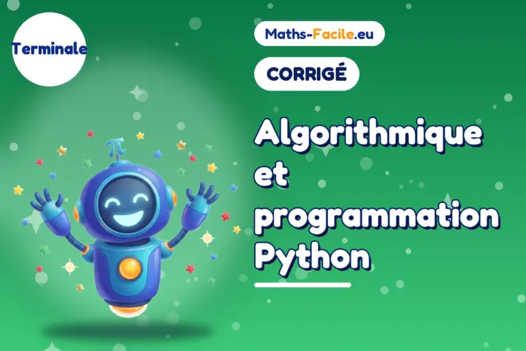 Corrigé des exercices de maths Terminale : corrigé des exercices de maths Terminale