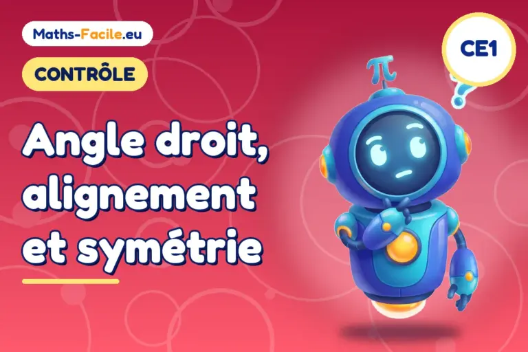 Contrôle de maths CE1 : contrôle de maths CE1