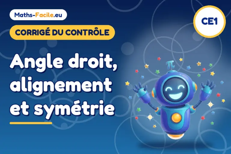 Corrigé du contrôle de maths CE1 : corrigé du contrôle de maths CE1