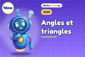 QCM de maths 4ème : Angles et triangles
