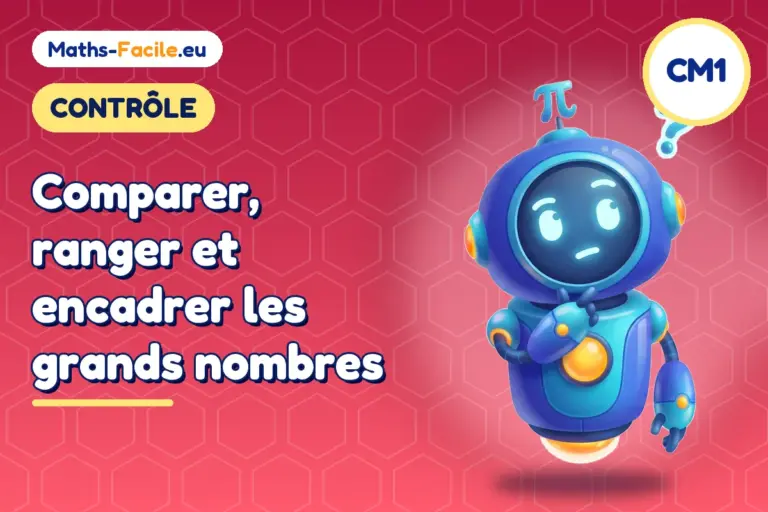 Contrôle de maths CM1 : contrôle de maths CM1