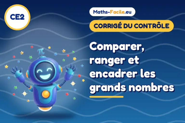 Corrigé du contrôle de maths CE2 : corrigé du contrôle de maths CE2