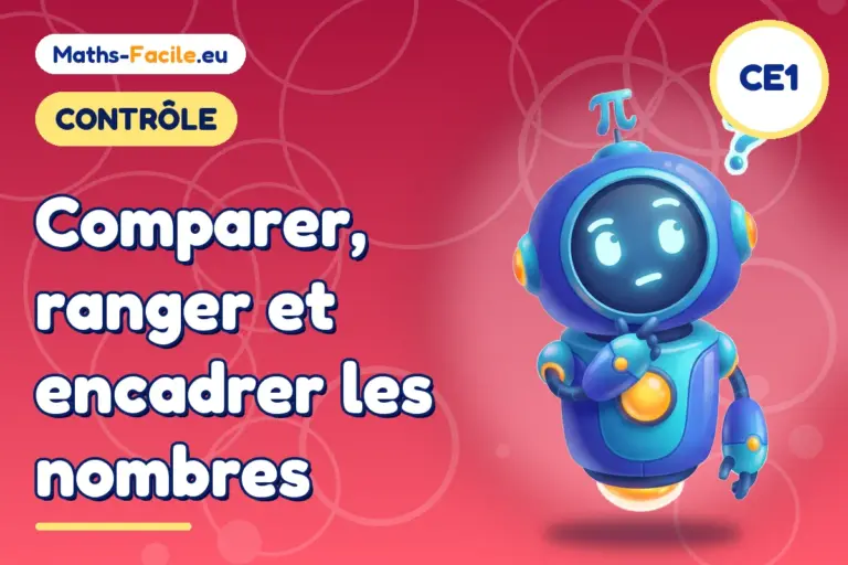 Contrôle de maths CE1 : contrôle de maths CE1