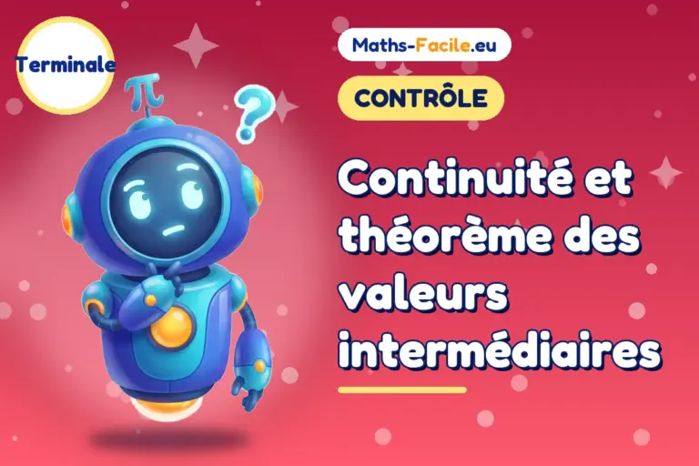 Contrôle de maths Terminale : contrôle de maths Terminale