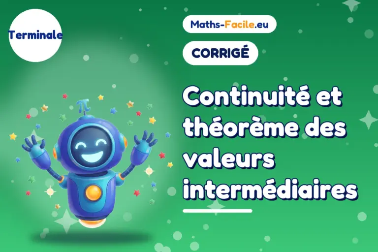 Corrigé des exercices de maths Terminale : corrigé des exercices de maths Terminale