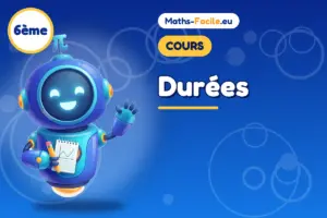 Cours de maths 6ème : Durées