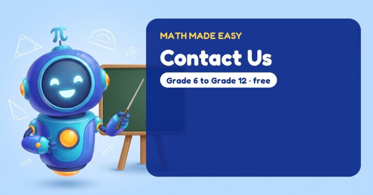 Contact Us – Mathbot, the Math Made Easy robot coach