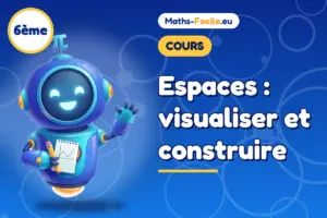 Cours de maths 6ème : Espaces : visualiser et construire
