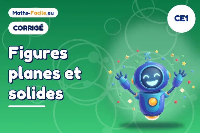 Corrigé des exercices de maths CE1 : corrigé des exercices de maths CE1
