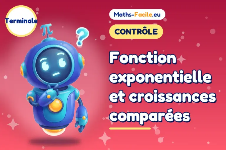 Contrôle de maths Terminale : contrôle de maths Terminale