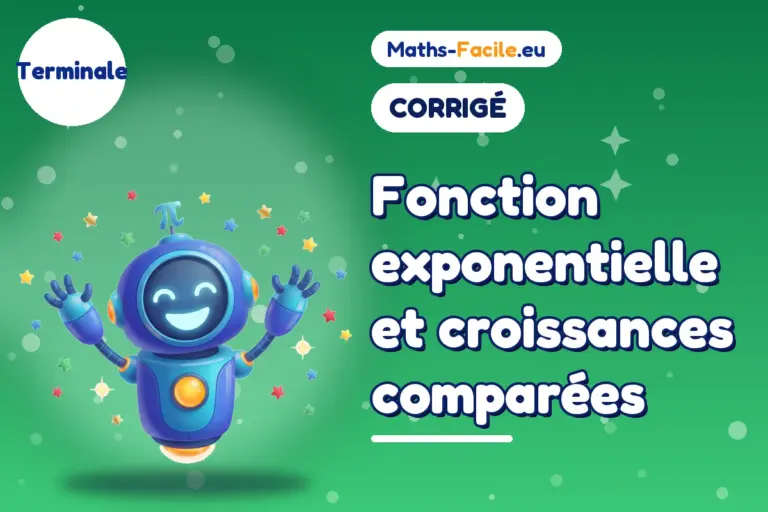 Corrigé des exercices de maths Terminale : corrigé des exercices de maths Terminale