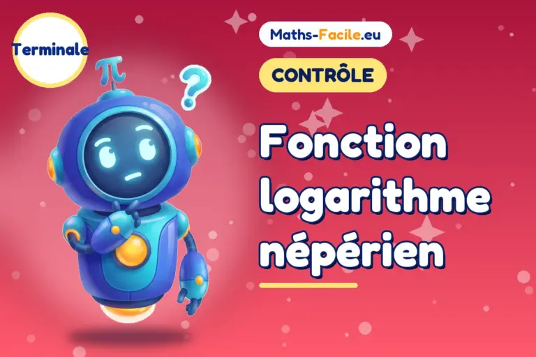 Contrôle de maths Terminale : contrôle de maths Terminale