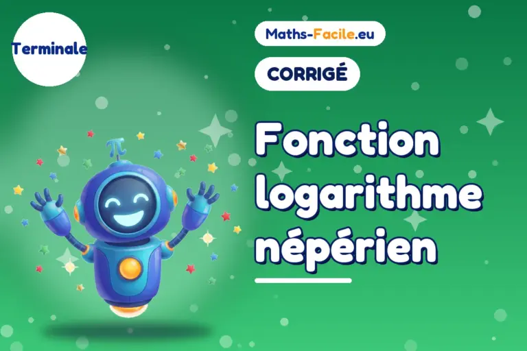 Corrigé des exercices de maths Terminale : corrigé des exercices de maths Terminale