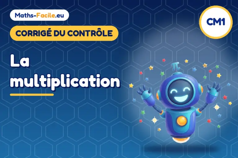 Corrigé du contrôle de maths CM1 : corrigé du contrôle de maths CM1