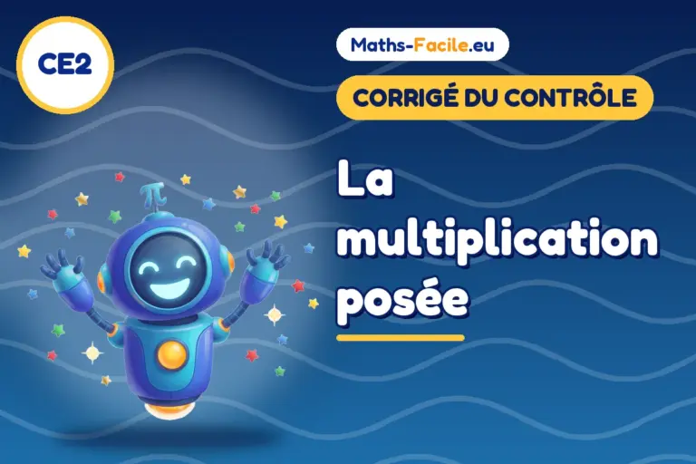 Corrigé du contrôle de maths CE2 : corrigé du contrôle de maths CE2