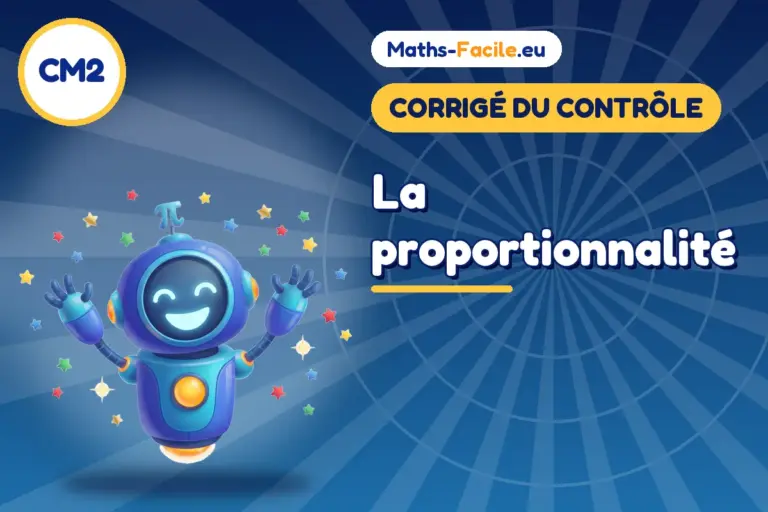 Corrigé du contrôle de maths CM2 : corrigé du contrôle de maths CM2