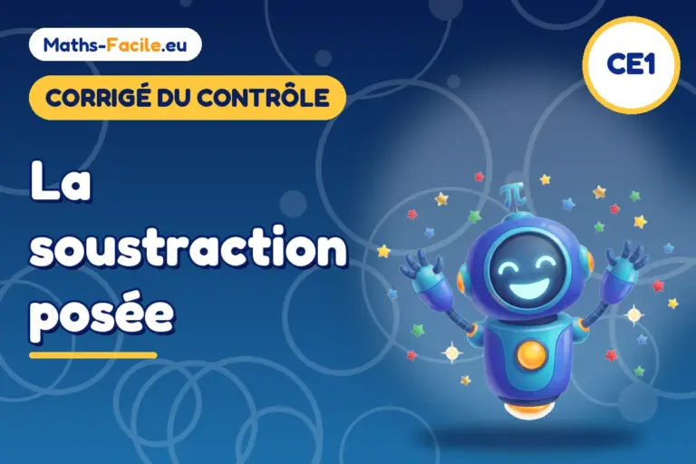 Corrigé du contrôle de maths CE1 : corrigé du contrôle de maths CE1