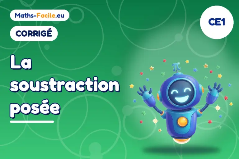 Corrigé des exercices de maths CE1 : corrigé des exercices de maths CE1