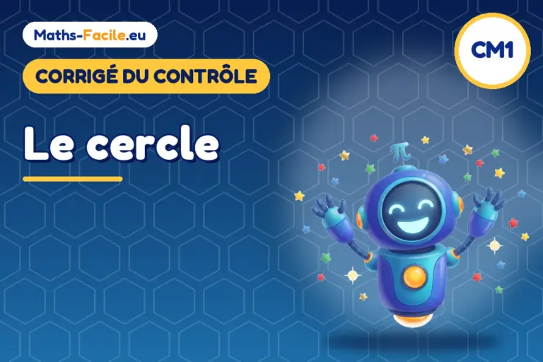 Corrigé du contrôle de maths CM1 : corrigé du contrôle de maths CM1
