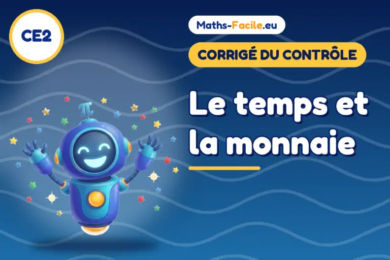 Corrigé du contrôle de maths CE2 : corrigé du contrôle de maths CE2