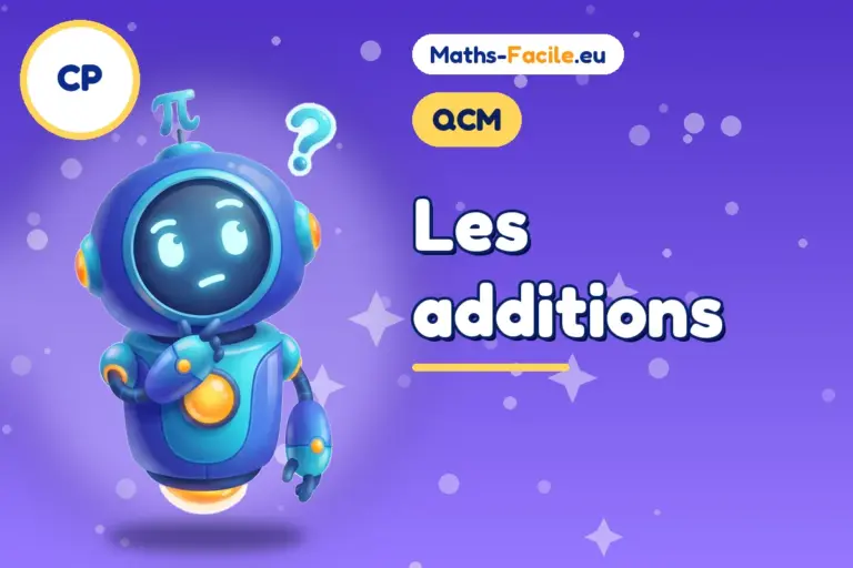 QCM de maths CP : QCM de maths CP