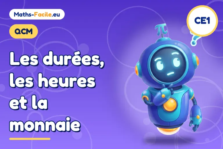 QCM de maths CE1 : QCM de maths CE1