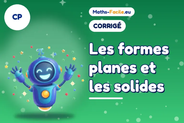 Corrigé des exercices de maths CP : corrigé des exercices de maths CP