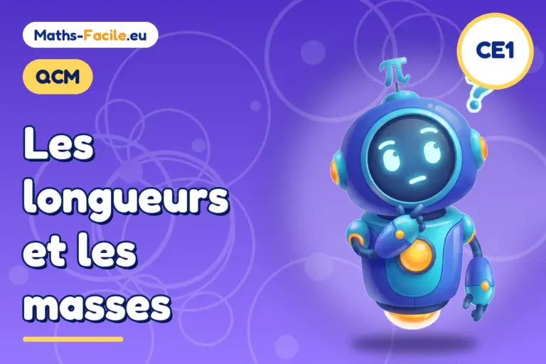 QCM de maths CE1 : QCM de maths CE1