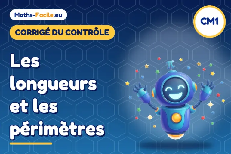 Corrigé du contrôle de maths CM1 : corrigé du contrôle de maths CM1