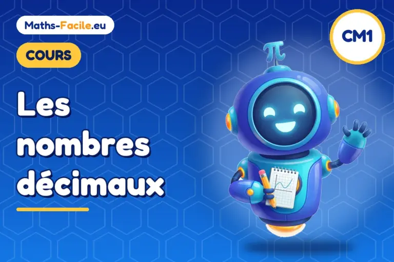 Cours de maths CM1 : cours de maths CM1