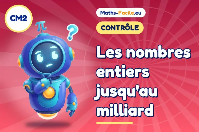 Contrôle de maths CM2 : contrôle de maths CM2