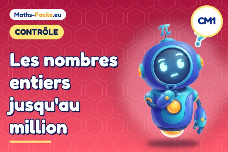 Contrôle de maths CM1 : contrôle de maths CM1
