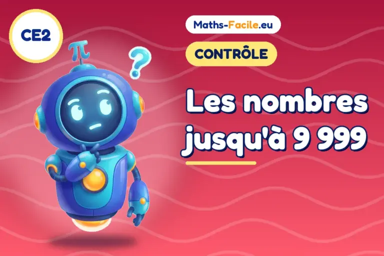 Contrôle de maths CE2 : contrôle de maths CE2