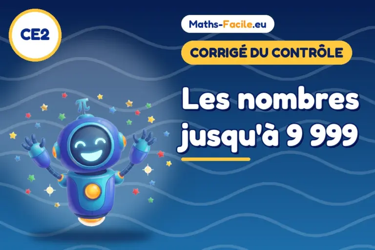 Corrigé du contrôle de maths CE2 : corrigé du contrôle de maths CE2