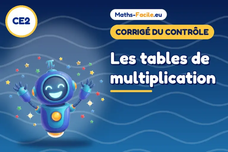 Corrigé du contrôle de maths CE2 : corrigé du contrôle de maths CE2