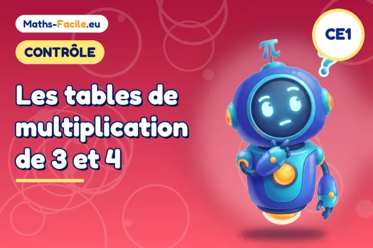 Contrôle de maths CE1 : contrôle de maths CE1