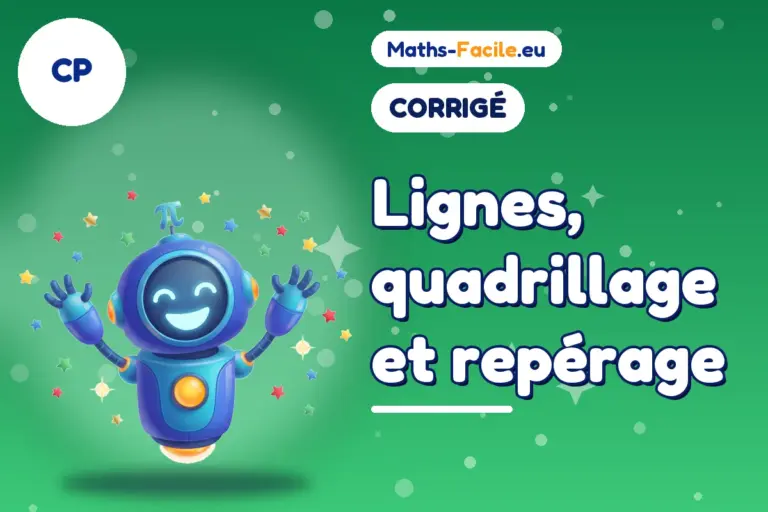 Corrigé des exercices de maths CP : corrigé des exercices de maths CP