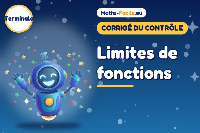 Corrigé du contrôle de maths Terminale : corrigé du contrôle de maths Terminale