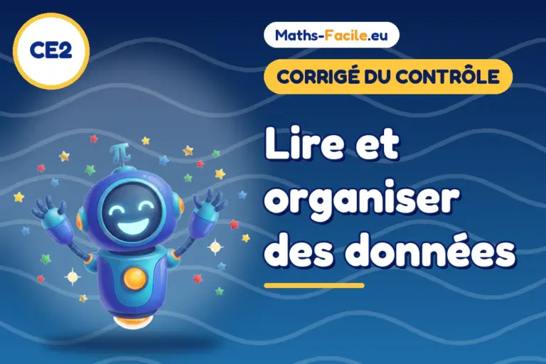 Corrigé du contrôle de maths CE2 : corrigé du contrôle de maths CE2
