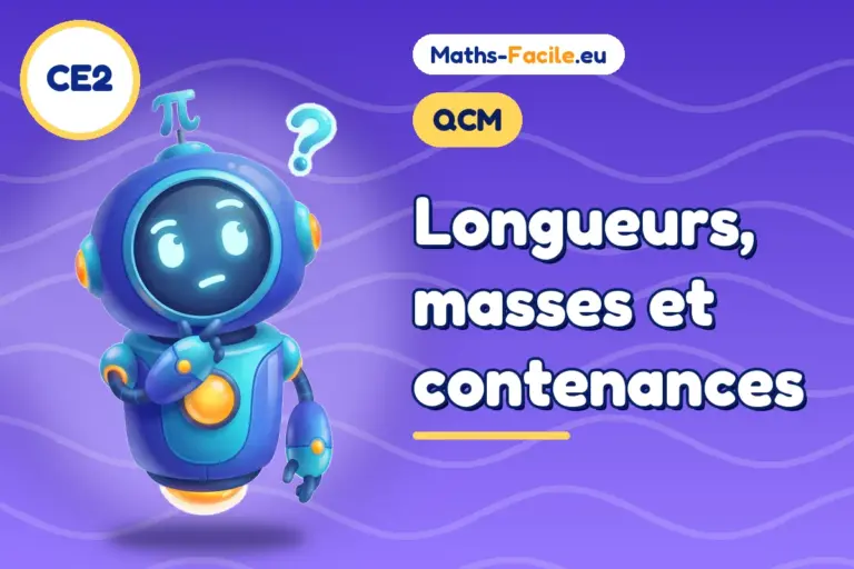 QCM de maths CE2 : QCM de maths CE2