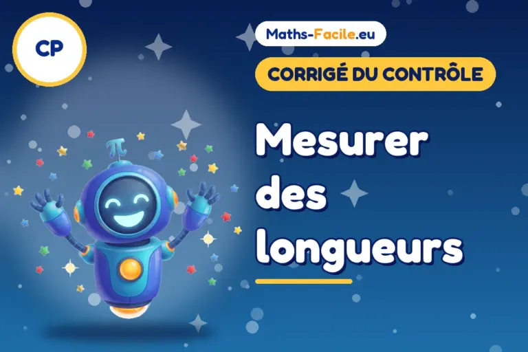 Corrigé du contrôle de maths CP : corrigé du contrôle de maths CP