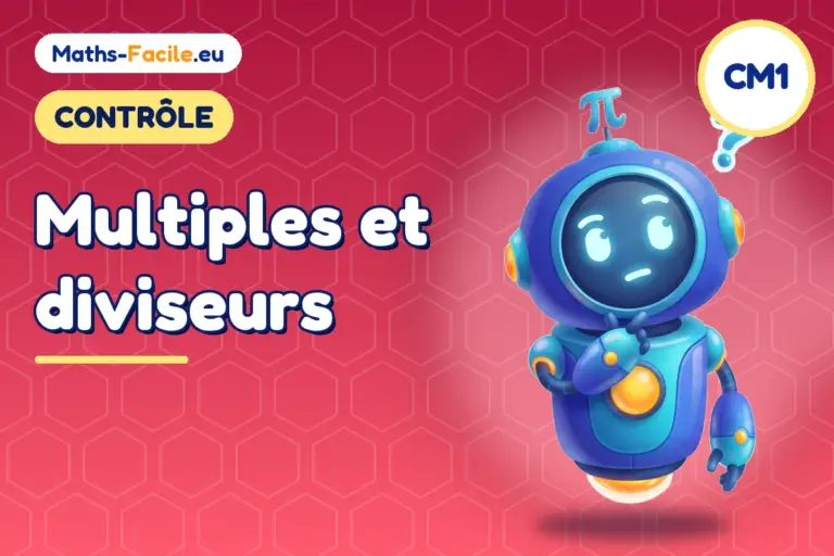 Contrôle de maths CM1 : contrôle de maths CM1