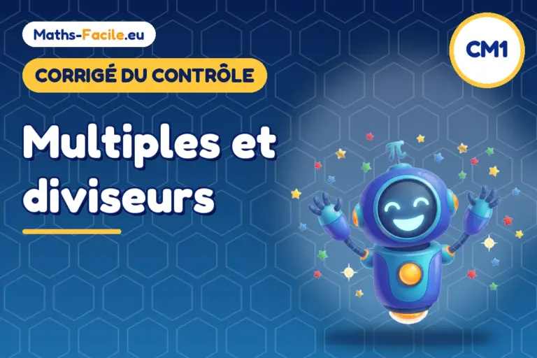 Corrigé du contrôle de maths CM1 : corrigé du contrôle de maths CM1