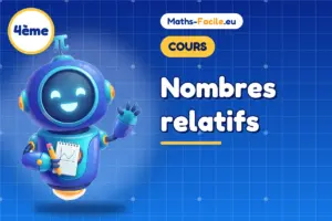 Cours de maths 4ème : Nombres relatifs