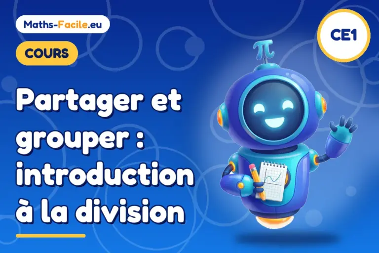 Cours de maths CE1 : introduction à la division