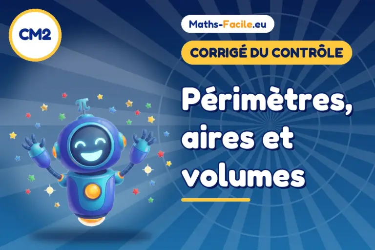 Corrigé du contrôle de maths CM2 : corrigé du contrôle de maths CM2