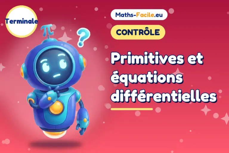 Contrôle de maths Terminale : contrôle de maths Terminale