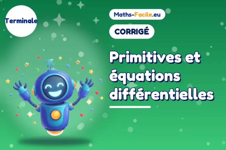 Corrigé des exercices de maths Terminale : corrigé des exercices de maths Terminale